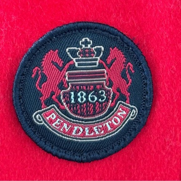 Pendleton Cherry Red Cascade Wool Coat - Picture 7 of 12